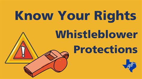 Texas Aft Whistleblower Protections For School Employees Texas Aft