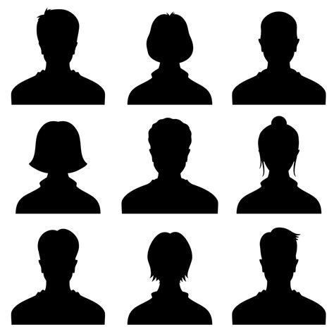 On this page presented 33+ silhouette of woman head photos and images free for download and editing. Male and female head silhouettes avatar, profile vector ...