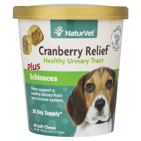 Naturvet Cranberry Relief Healthy Urinary Tract Dog Soft Chews Petco