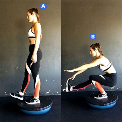 Bosu Pistol Squats Exercise How To Workout Trainer By Skimble