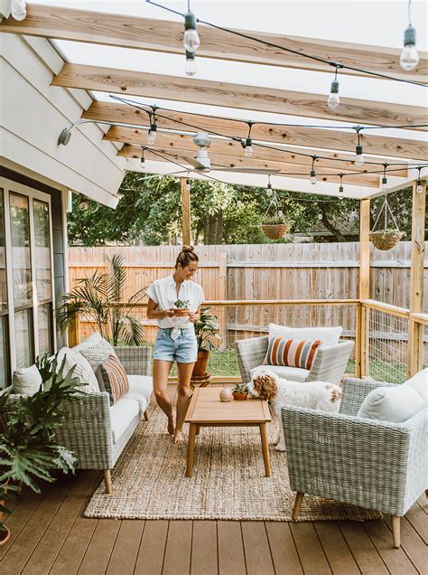 Before And After Our Patio Reveal Livvyland Austin Fashion And