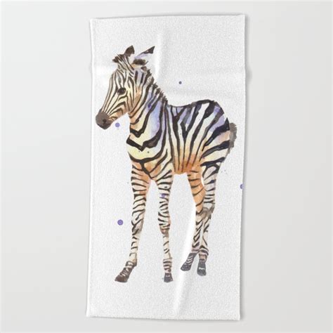 Striped Sweetie Beach Towel By Thepotteringartist Society