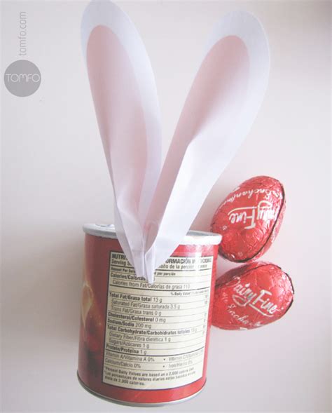 Easter crafts using recycled pringles cans - Repurpose Art Challenge #10 | TOMFO