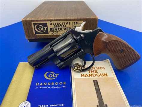 Sold 1972 Colt Detective Special 38 Spl Royal Blue 2 Extraordinary
