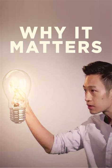 Watch Why It Matters Streaming Online Iwonder