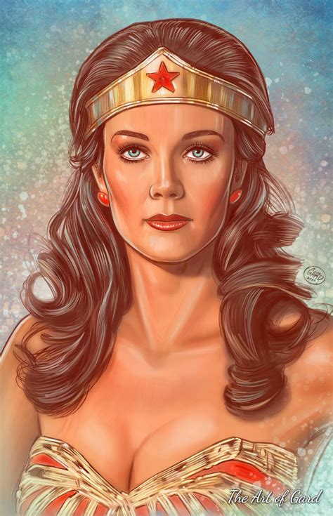 Wonder Woman Lynda Carter Portrait X Art Print