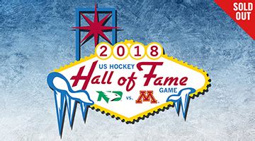 2018 US Hockey Hall Of Fame Game UND Vs UMN