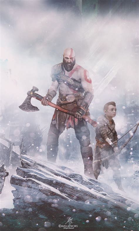 God Of War Hd Iphone Wallpapers Wallpaper Cave