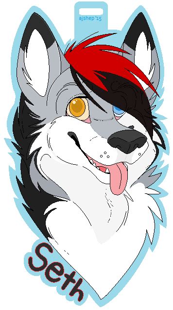 Com Seth Wolf Badge By Ajsh3p On Deviantart