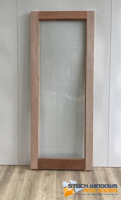Timber Glass Door 2040h X 820w Kd Hardwood Stock Windows And Doors
