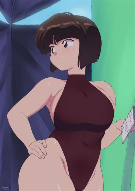 Mage Harumagedon Tendou Nabiki Ranma 12 Commentary Request Highres 1girl Alternate