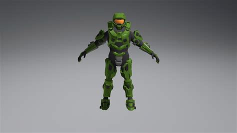 Halo Master Chief 3d Model By Rroscher Rroscher