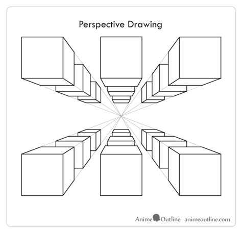 Perspective Drawing Tutorial For Beginners Animeoutline