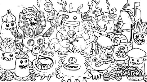 My Singing Monsters Coloring Pages Wonder Day — Coloring Pages For