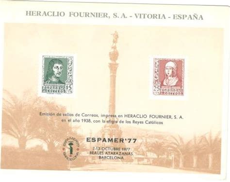1977 ExposiciÓn Filatelica De AmÉrica Y Europa Filatelia Numismatica