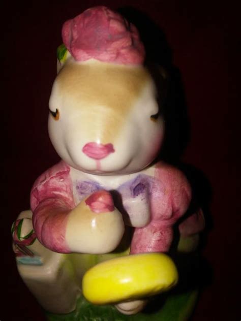 Ceramic Avon Rabbit Figurine Vintage Precious Moments Etsy Rabbit