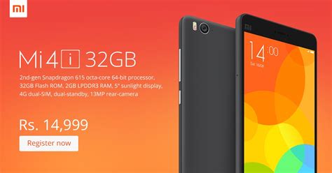 Xiaomi Mi 4i Da 32 Gb Svelato Ufficialmente In India Androidworld