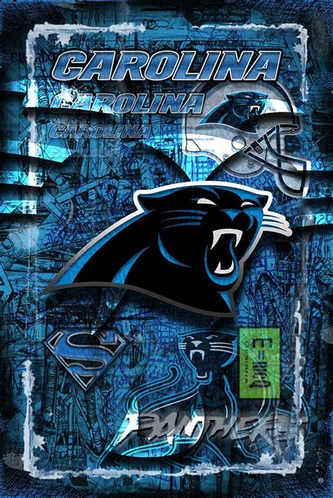 Carolina Panthers Football Poster Carolina Panthers T Panthers Ma