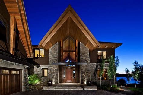 Fabulous House With A Mountain Modern Aesthetic On Lake Minnetonka