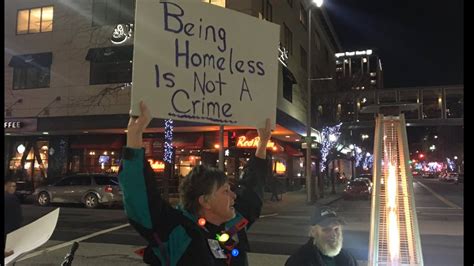 Homeless Advocates Rally In Downtown Spokane