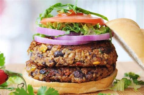 Easy Vegan Black Bean Veggie Burgers 6 Ingredients Days To Fitness