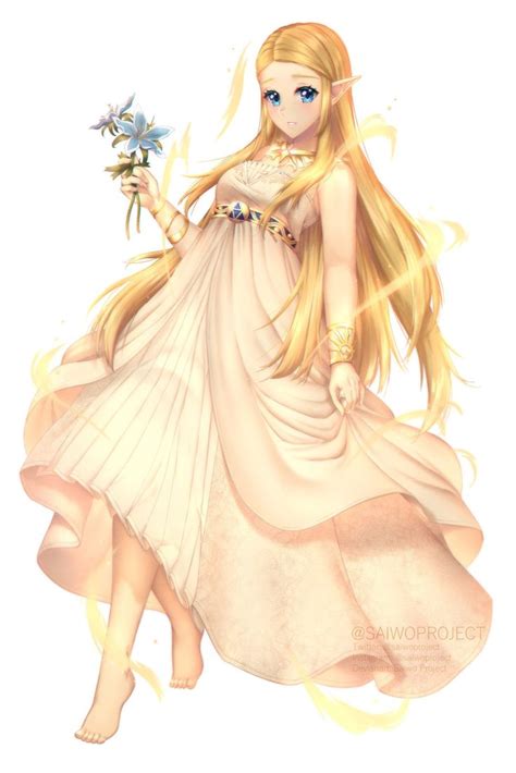 Legend Of Zelda Breath Of The Wild Art Princess Zelda Silent