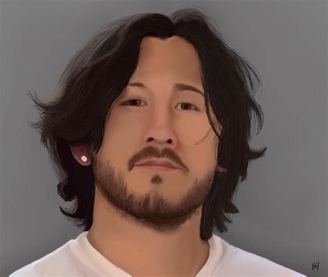 Rip Long Hair Markiplier Heres A Drawing I Started Ages Ago And