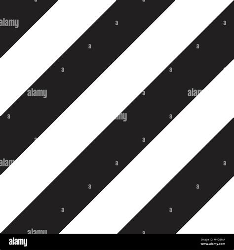 Black And White Diagonal Stripe Pattern Vector Background Stock Vector