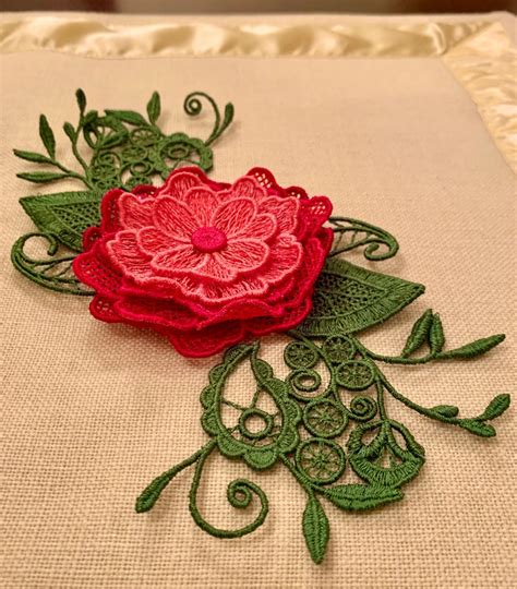 Free Standing Lace Flower Machine Embroidery Designs in the - Etsy