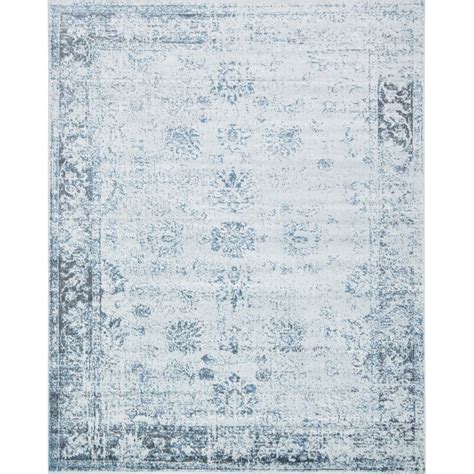 Casual design with solid pattern, for indoor and outdoor use. Mistana Brandt Light Blue/Ivory Area Rug & Reviews | Wayfair