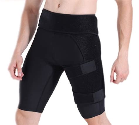 Hip Brace For Men Women Adjustable Leg Compression Wrap Sleeve Thigh