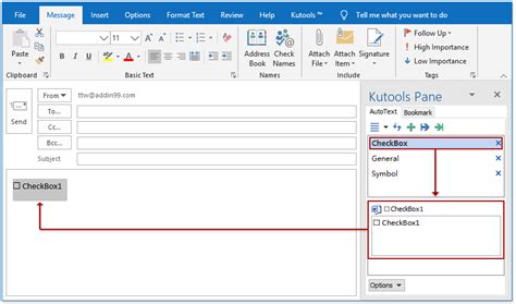 如何在outlook中的电子邮件中添加复选框控件或复选框标记？ Microsoft Outlook Office软件 软服之家