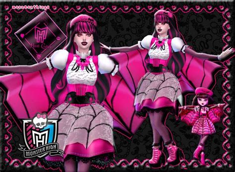 Mh Haunt Couture Draculaura Mooneonnature On Patreon Monster High