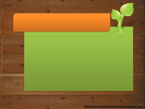 Free Powerpoint Templates Plant Powerpoint Background