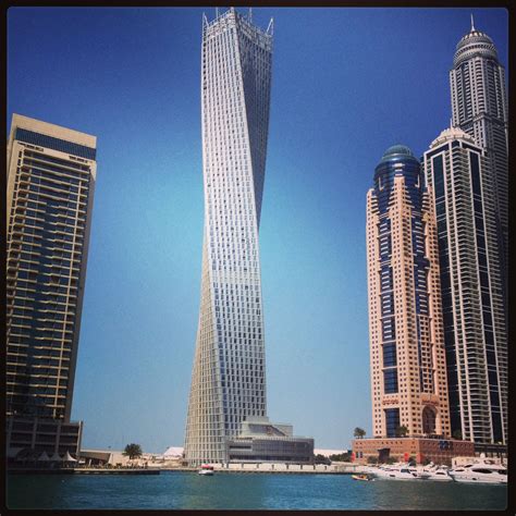 Infinity Tower In Dubai The Worlds Tallest High Rise Building With A