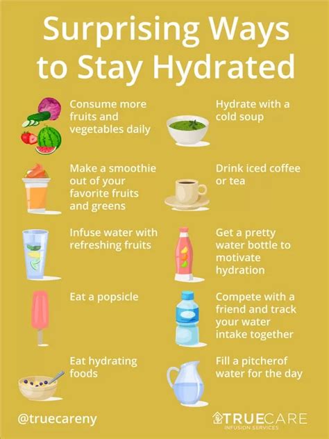 Surprising Ways To Stay Hydrated True Care