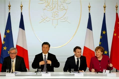 Paris Et Pékin En Faveur Dun Accord Global Ue Chine Sur Les