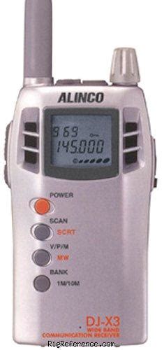 Alinco Dj X3 Handheld Hfvhfuhf Scanner Receiver
