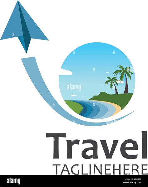 Travel Logo Icon For Business Travel Agency Design Template Stock Vector Image Art Alamy
