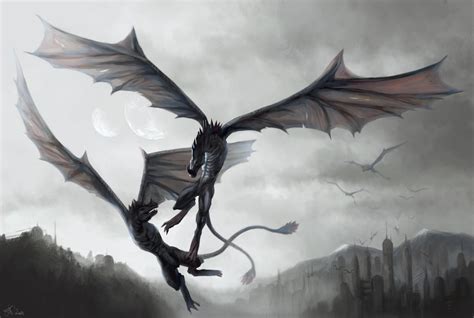 Dragon Fight By Mewannalearn On Deviantart