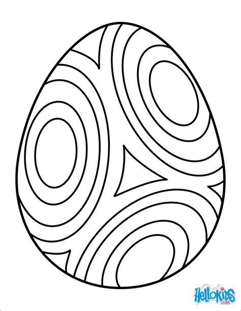 Free coloring pages to print or color online. Blank Easter Egg Coloring Pages at GetDrawings | Free download