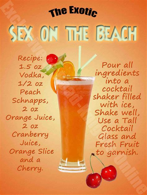 sex on the beach cocktail drink recipe small metal steel wall etsy de