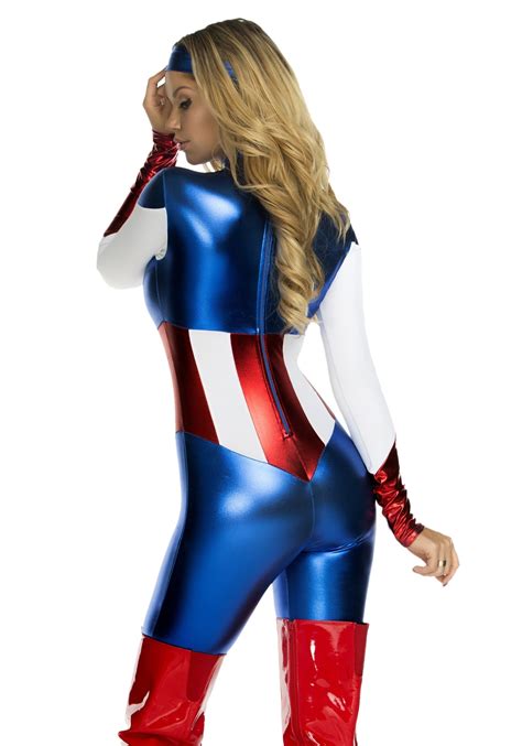 Womens American Beauty Superhero Costume