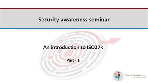 Iso 27001 Information Security User Awareness Training Presentation