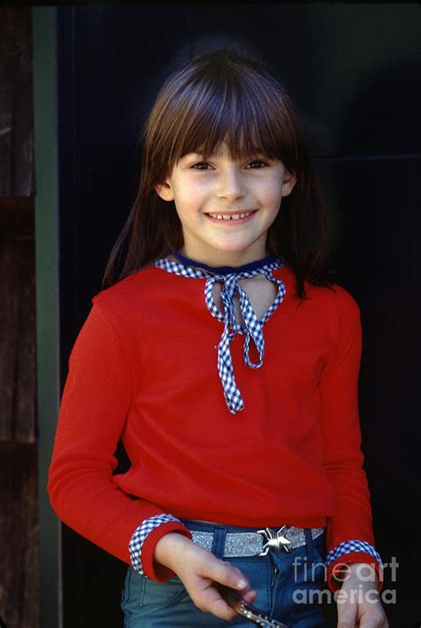 Smiling Tween Girl Brunette Photograph By Wernher Krutein Fine Art