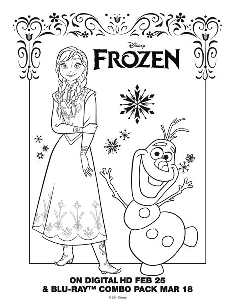 Frozen 2 coloring pages with elsa and anna together on one pagebeautifull coloring pages with elsa and anna from the froze 2 movie. Frozen: Ana Free Coloring Pages. - Oh My Fiesta! in english