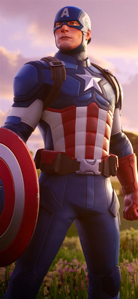 1242x2688 Captain America Fortnite Iphone XS MAX Wallpaper, HD Games 4K