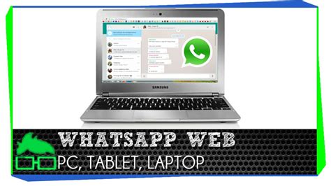 Como Usar Whatsapp Web En La Pc Laptop O Tablet Youtube