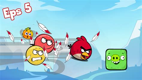 Red Ball 4 Angry Bird In Red Ball 4 And Angry Balls Eps 5 Youtube