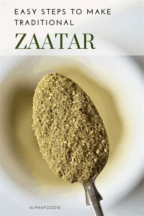Homemade Traditional Lebanese Zaatar Mix Artofit